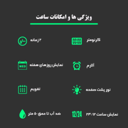 ساعت مچی اسکمی مدل 1155AG رنگ سبز
