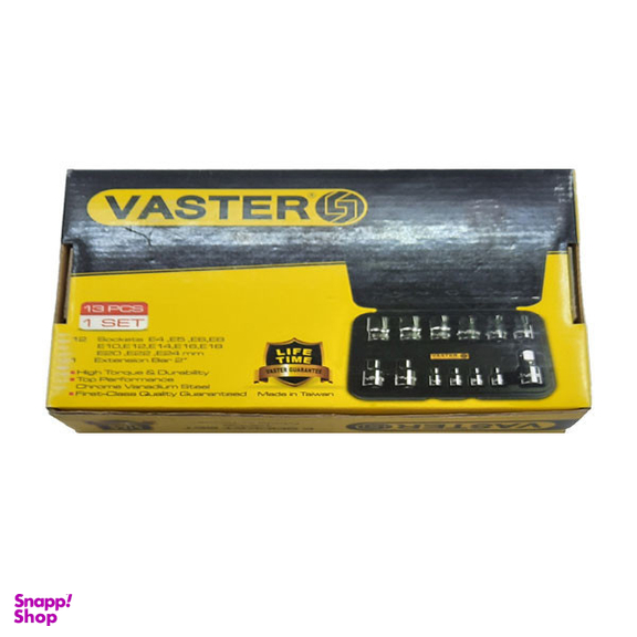 آچار بکس واستر مدل E مجموعه 13 عددی