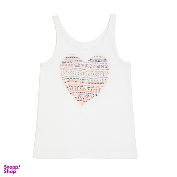 تاپ راحتی دخترانه سی اند ای مدل 5929 رنگ سفید