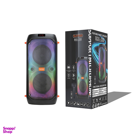 اسپیکر بلوتوثی سان رایز مدل BOX-200
