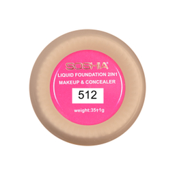 کرم پودر سوشیا شماره 512 حجم 35 میلی لیتر