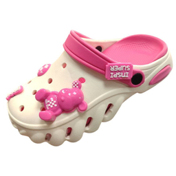 صندل کراکس دخترانه زیتون کد 133624 مدل فلای رنگ سرخابی