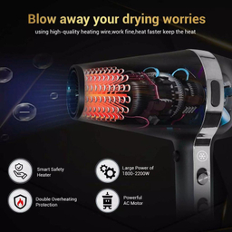 سشوار حرفه ای وی جی آر مدل V-451