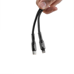 شارژر دیواری 20 وات جی بی کیو مدل HC-DP20 C-L به همراه کابل Type-C به Lightning