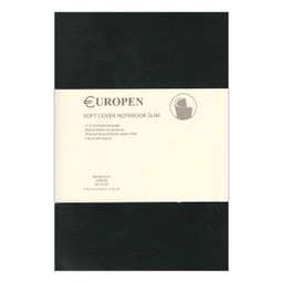 دفتر 60 برگ یوروپن مدل Soft Cover Notebook Slim