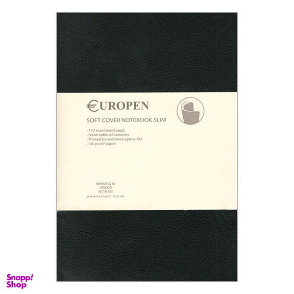 دفتر 60 برگ یوروپن مدل Soft Cover Notebook Slim