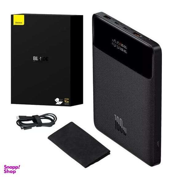 پاوربانک باسئوس مدل BALDE HIGH POWER DIGITAL DISPALY PPBL000201 100W ظرفیت 20000 میلی آمپر ساعت