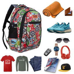 کوله پشتی توریث مدل KW-8000 به همراه جامدادی