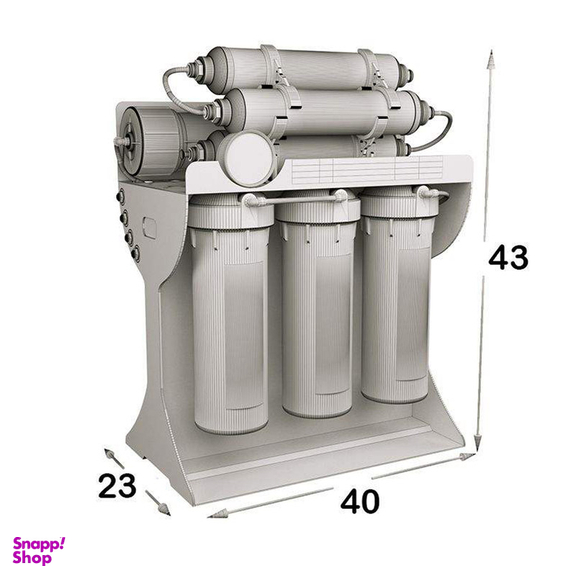 دستگاه تصفیه کننده آب سافت واتر مدل RO-07 به همراه فیلتر تصفیه آب کد 3s-pack مجموعه 3 عددی
