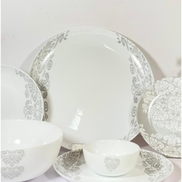 بشقاب غذاخوری گلدن اپال مدل ترنج کد A مجموعه 6 عددی