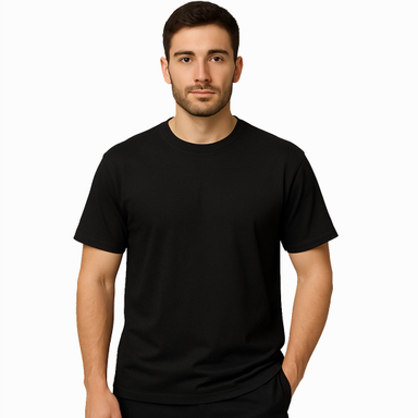 تیشرت آستین کوتاه مدل Basic رنگ مشکی