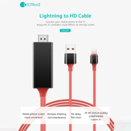 کابل تبدیل HDMI به Lightning/USB کوتتسی مدل 33021 طول 2 متر