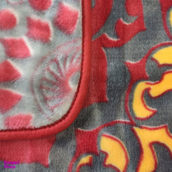 پتو گلبافت مدل اسلیمی یک نفره سایز 160×220 سانتی متر