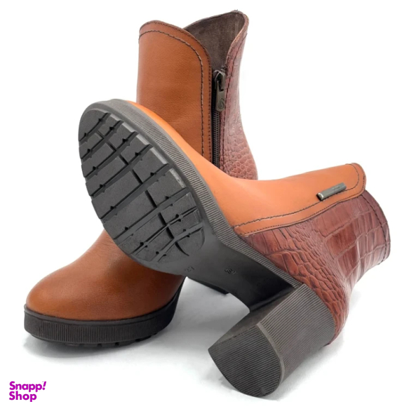 نیم بوت زنانه سی ینا کد 1276 رنگ عسلی