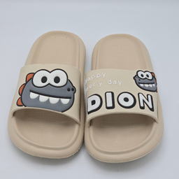 دمپایی زنانه زیتون مدل داینو کد 6799 رنگ کرم