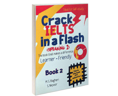 کتاب crack ielts in a flash speaking 2 اثر M.S. Bagheri and S.Nikpour انتشارات ایده درخشان