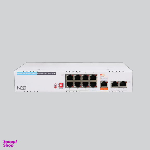 سوییچ 10 پورت کی دی تی مدل KDT KP-0803J3FT