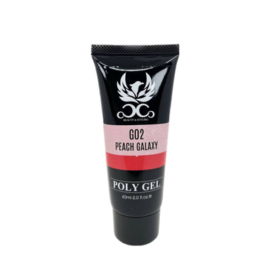 پلی ژل ناخن کوکو مدل PEACH GALAEXY کد G02 حجم 60 میلی لیتر