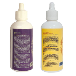 روغن تقویت کننده مو، مژه و ابرو مرهم یاب مدل شش گیاه و رزماری حجم 80 میلی لیتر مجموعه 2 عددی