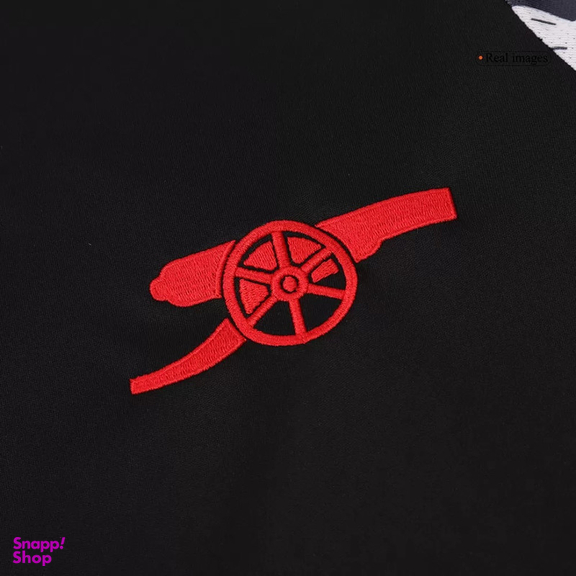 ست تیشرت و شلوارک ورزشی پسرانه مدل آرسنال Away 2025