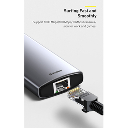 هاب 8 پورت USB-C باسیوس مدل CAHUB-CV0G
