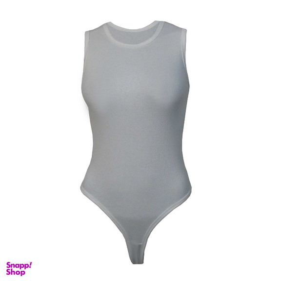 بادی زنانه کد 110 طرح ساده رنگ سفید