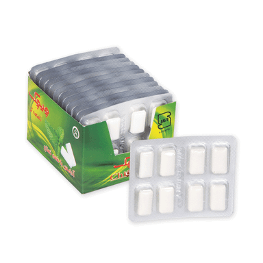 آدامس نعنا چیچک بسته 8 عددی مجموعه 12 عددی