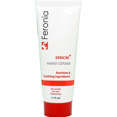 کرم مرطوب کننده دست فرونیا مدل +Sericin حجم 75 میلی لیتر