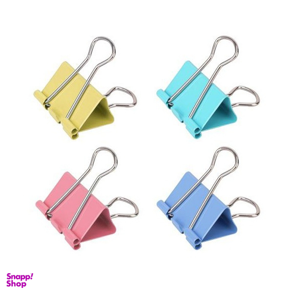 گیره دوبل دلی 32 میلی‌متر کد 8553A بسته 24 عددی