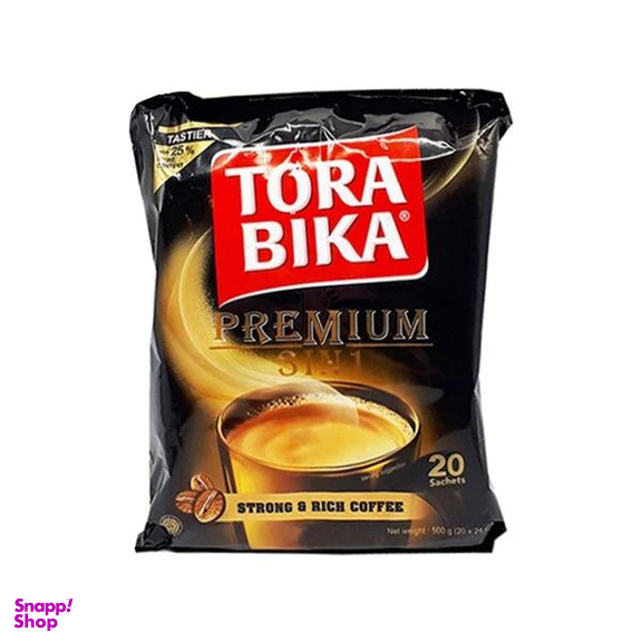 کافه میکس پرمیوم 3×1 تورابیکا وزن 600 گرم بسته 20 عددی