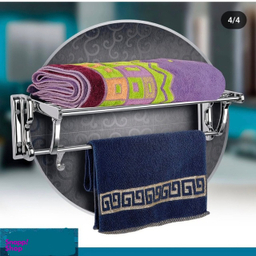 رخت آویز حوله حمام موج مدل نسترن پلاس