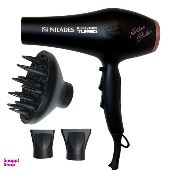 سشوار حرفه ای 2400 وات توربو یونیک نیلادس مدل Keratin Studio