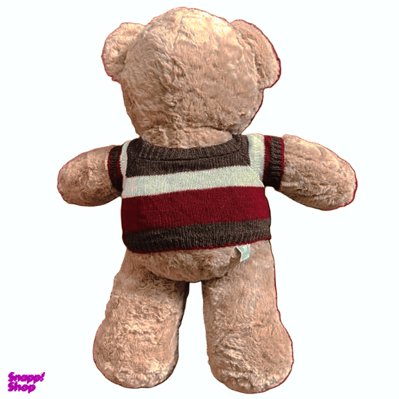 عروسک پولیشی مدل خرس لباس دار سایز 50 سانتی متر