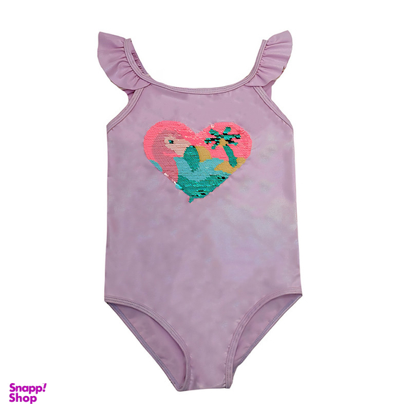 مایو دخترانه پیریمارک مدل 6413 رنگ بنفش