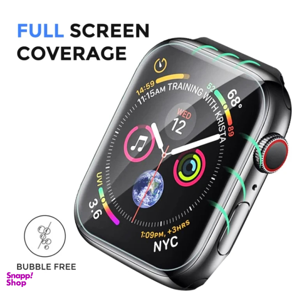 محافظ صفحه نمایش ساعت هوشمند آهااستایل مدل WG49 مناسب اپل واچ سایز 44 میلی متر بسته دو عددی