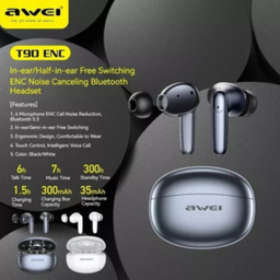 ایرفون بی سیم بلوتوثی اوی مدل Awei T90 ENC