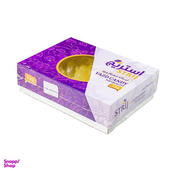 پرده نبات زعفرانی استریج وزن 1 کیلوگرم