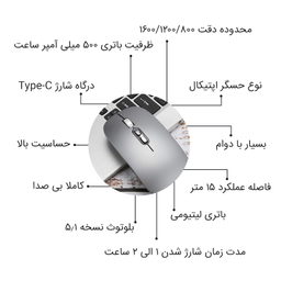 ماوس بی سیم کوتتسی مدل 84005