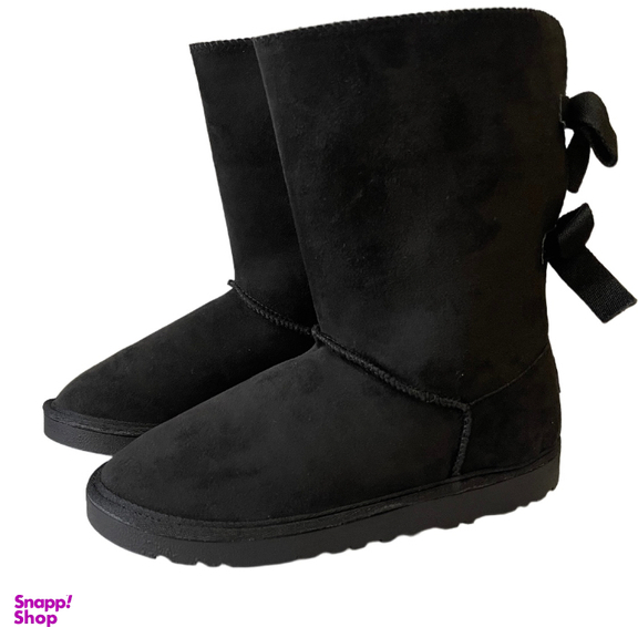 بوت زنانه طرح اگ مدل پشت بندی رنگ مشکی