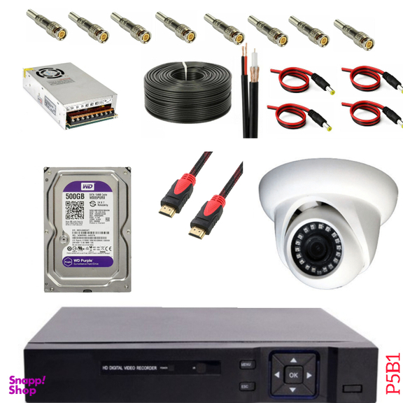 پک کامل دوربین مداربسته کد P68D17