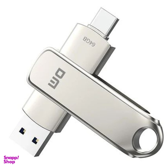 فلش مموری OTG TYPE C دی ام مدل pd189 ظرفیت 64 گیگابایت