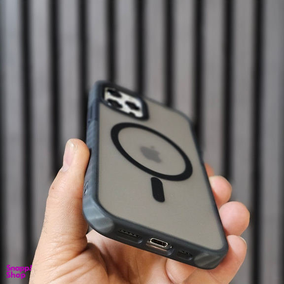 کاور گوشی موبایل فشن مدل مگ سیف مناسب برای اپل iPhone 12 / 12 Pro به همراه گلس صفحه و گلس لنز