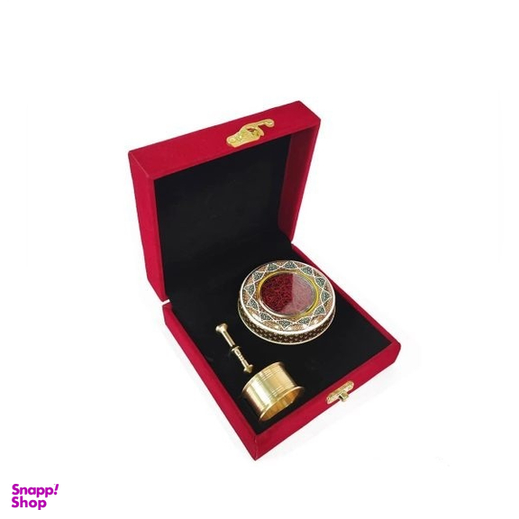 ست هدیه زعفران ستاره زعفرانیه مدل لعیا کد 02 وزن 0.5 مثقال