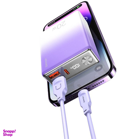پاوربانک 20 وات یوسمز مدل US-CD192 PD20W ظرفیت 10000 میلی آمپر ساعت
