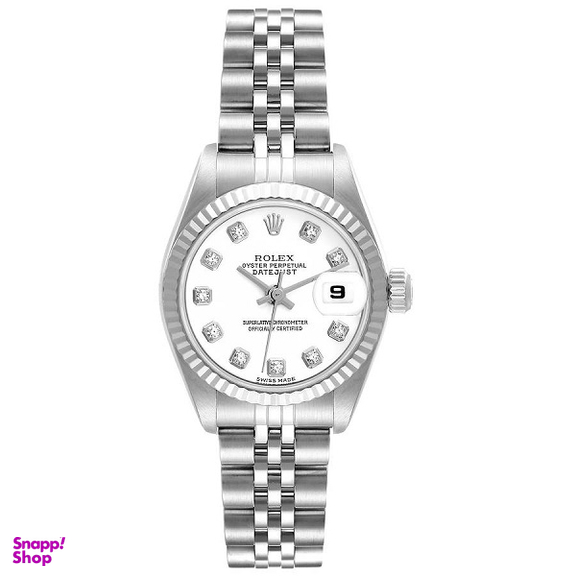 ساعت عقربه ای زنانه طرح رولکس مدل Datejust کد 000013