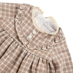 پیراهن دخترانه فیورلا مدل چیندار 24517