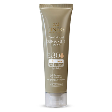 کرم ضد آفتاب سینره مدل Coverage با SPF30 رنگ بژ طبیعی حجم 50 میلی‌ لیتر