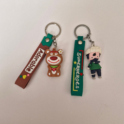 جاکلیدی طرح آدمک و خرس مجموعه 2 عددی