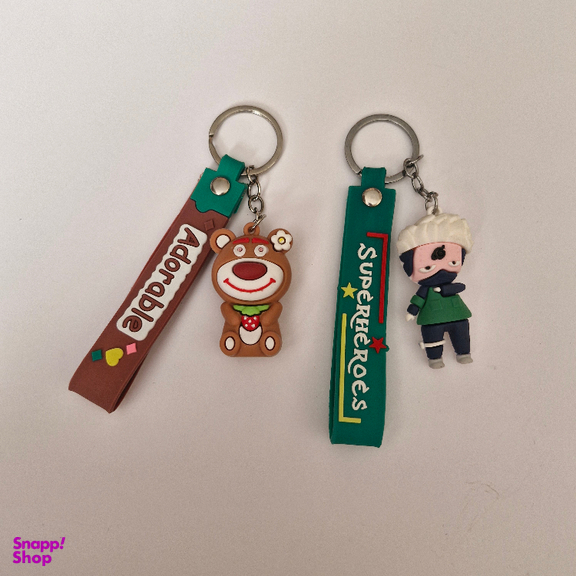 جاکلیدی طرح آدمک و خرس مجموعه 2 عددی