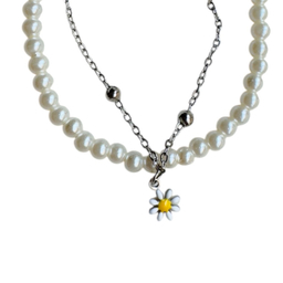 دستبند دخترانه مدل آویز بابونه کد 002